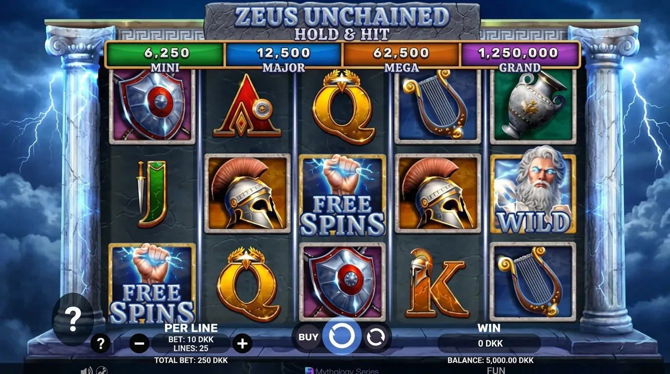 Zeus Unchained Hold & Hit da GL play